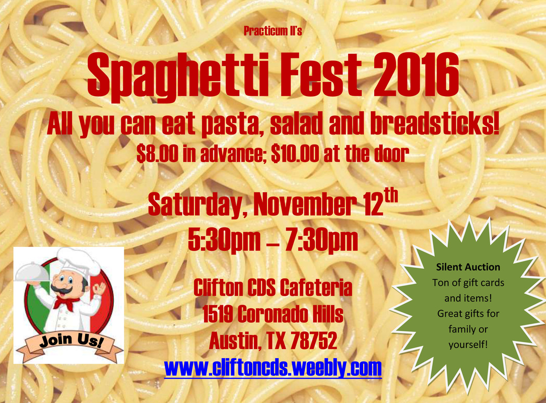 Spaghetti Fest Saturday November 12